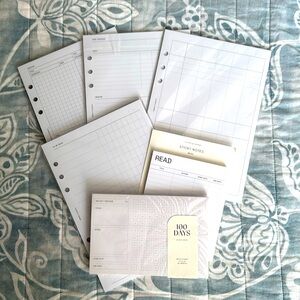 Cloth & Paper Insert and Notepad Bundle, size A5